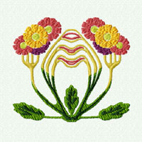 Art Nouveau Quilt Motifs/Blocks Machine Embroidery Designs