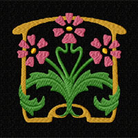 Art Nouveau Quilt Motifs/Blocks Machine Embroidery Designs