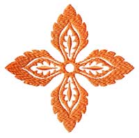Autumn Leaves Ornaments Machine Embroidery Designs