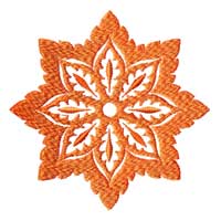 Autumn Leaves Ornaments Machine Embroidery Designs