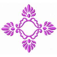 Barocco Ornaments Machine Embroidery Design