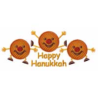 Hanukkah Machine Embroidery Design