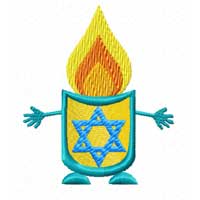 Hanukkah Machine Embroidery Design