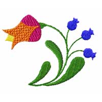 Birds, Hearts and Flowers Machine Embroidery Design