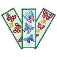 Bookmarks and Glass Cases Machine Embroidery Designs Set