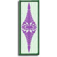 Butterfly Bookmark Machine Embroidery Design