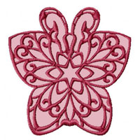 Lacy Butterflies 12 Machine Embroidery Designs for 4x4 hoop