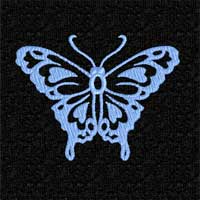 Butterfly Machine Embroidery design