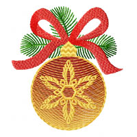 Christmas Tree Machine Embroidery Design