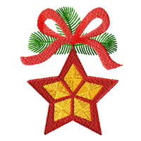 Christmas Tree Machine Embroidery Design