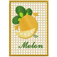 Melon Machine Embroidery Design