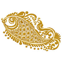 Ethnic Fish Machine Embroidery Design