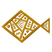 Ethnic Fish Machine Embroidery Design