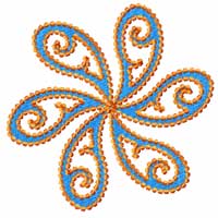 Fairy Flower Machine Embroidery Design