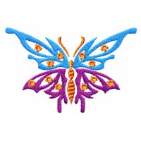 Fairy Butterfly Machine Embroidery Design