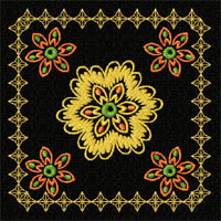 Birds and Flowers Machine Embroidery Design