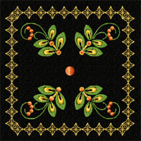 Birds and Flowers Machine Embroidery Design