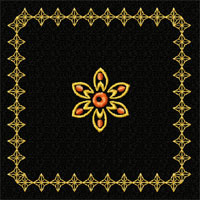 Birds and Flowers Machine Embroidery Design