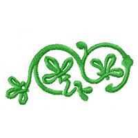 Green Ornaments Machine Embroidery Designs