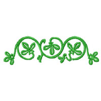 Green Ornaments Machine Embroidery Designs