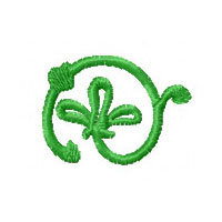 Green Ornaments Machine Embroidery Designs