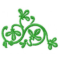 Green Ornaments Machine Embroidery Designs