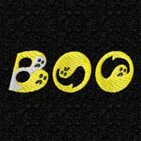 Boo Halloween Machine Embroidery Design