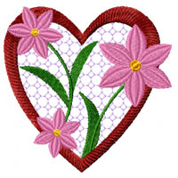 Heart Machine Embroidery Designs