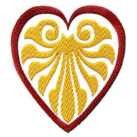 Heart Machine Embroidery Designs