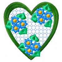 Heart Machine Embroidery Designs