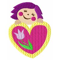 Valentines Machine Embroidery Design