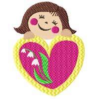 Valentines Machine Embroidery Design