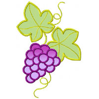 Grape Applique Embroidery Designs