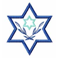 Star of David Machine Embroidery Design