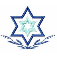 Star of David Machine Embroidery Design