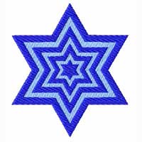 Star of David Machine Embroidery Design