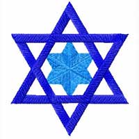 Star of David Machine Embroidery Design