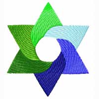 Star of David Machine Embroidery Design