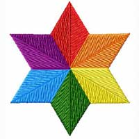 Star of David Machine Embroidery Design