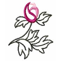 Peony Flowers Machine Embroidery Design