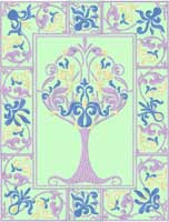 Renaissance: 4 Seasons Trees - 84 Quilt Blocks Machine Embroidery Designs