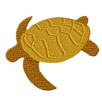 Turtle Machine Embroidery Design