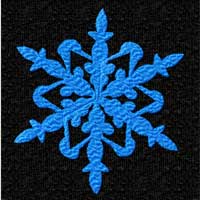 Snowflake Embroidery Design