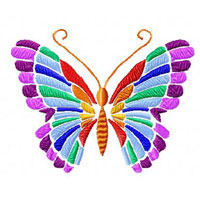 4hobbycom  machine jessecmault designs  butterflies  rainbow