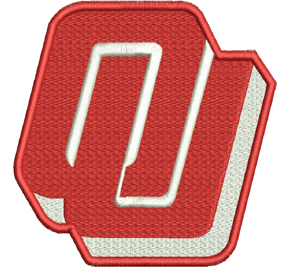 OU old logo 1967 Machine Embroidery Design tested - this is not a real product