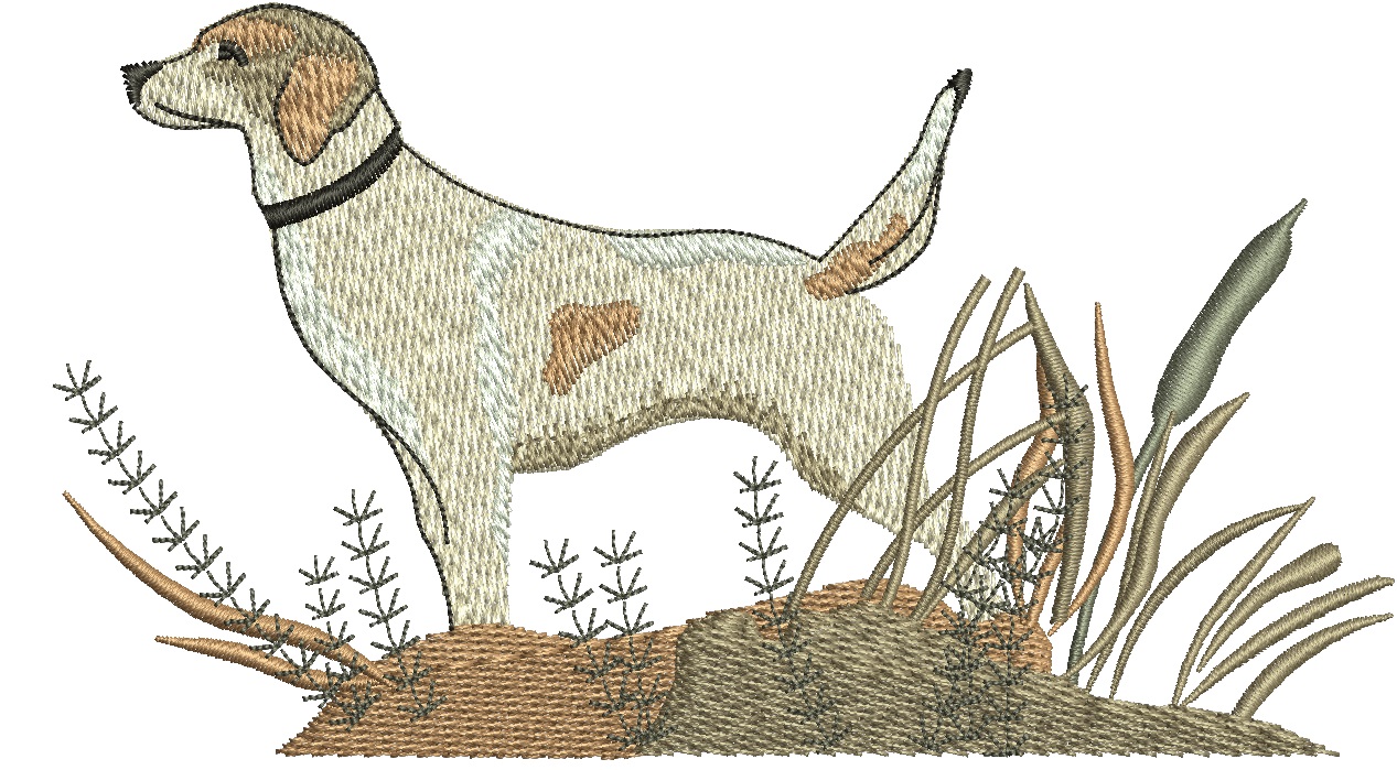 Beagle dog embroidery design /  INSTANT DOWNLOAD / Three sizes 