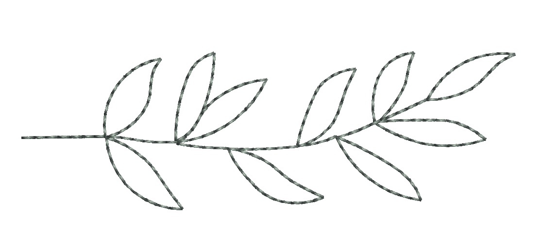 a thin branch  Machine Embroidery Design