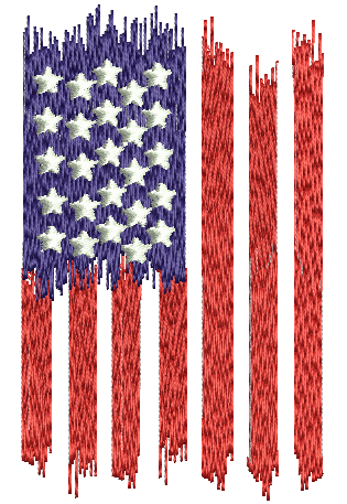 American Flag Embroidery Design/ usa flag embroidery design, instantly download 