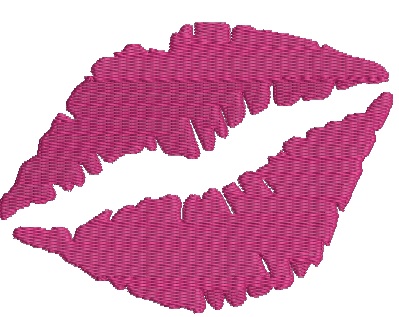 Lips machine embroidery design, instantly download tested 