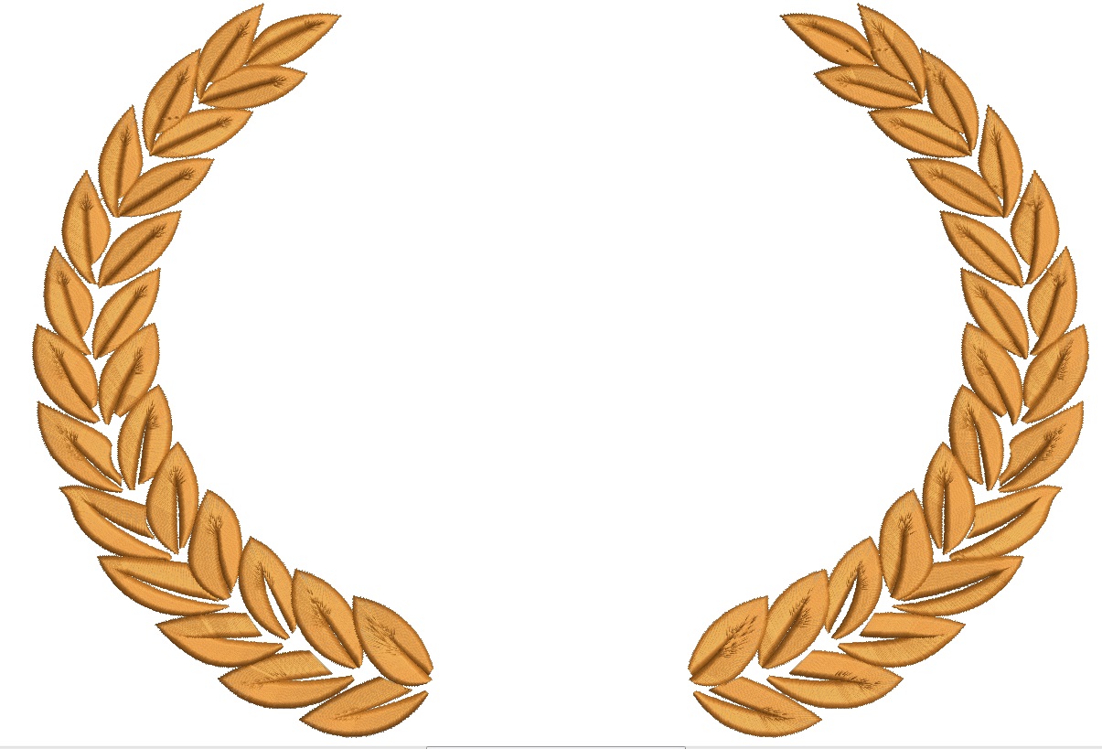 Laurel wreath  Embroidery Design  
